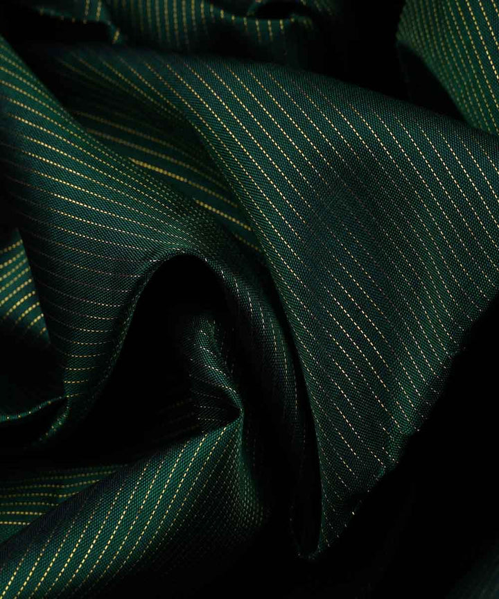 Teal green handwoven kanjivaram silk saree