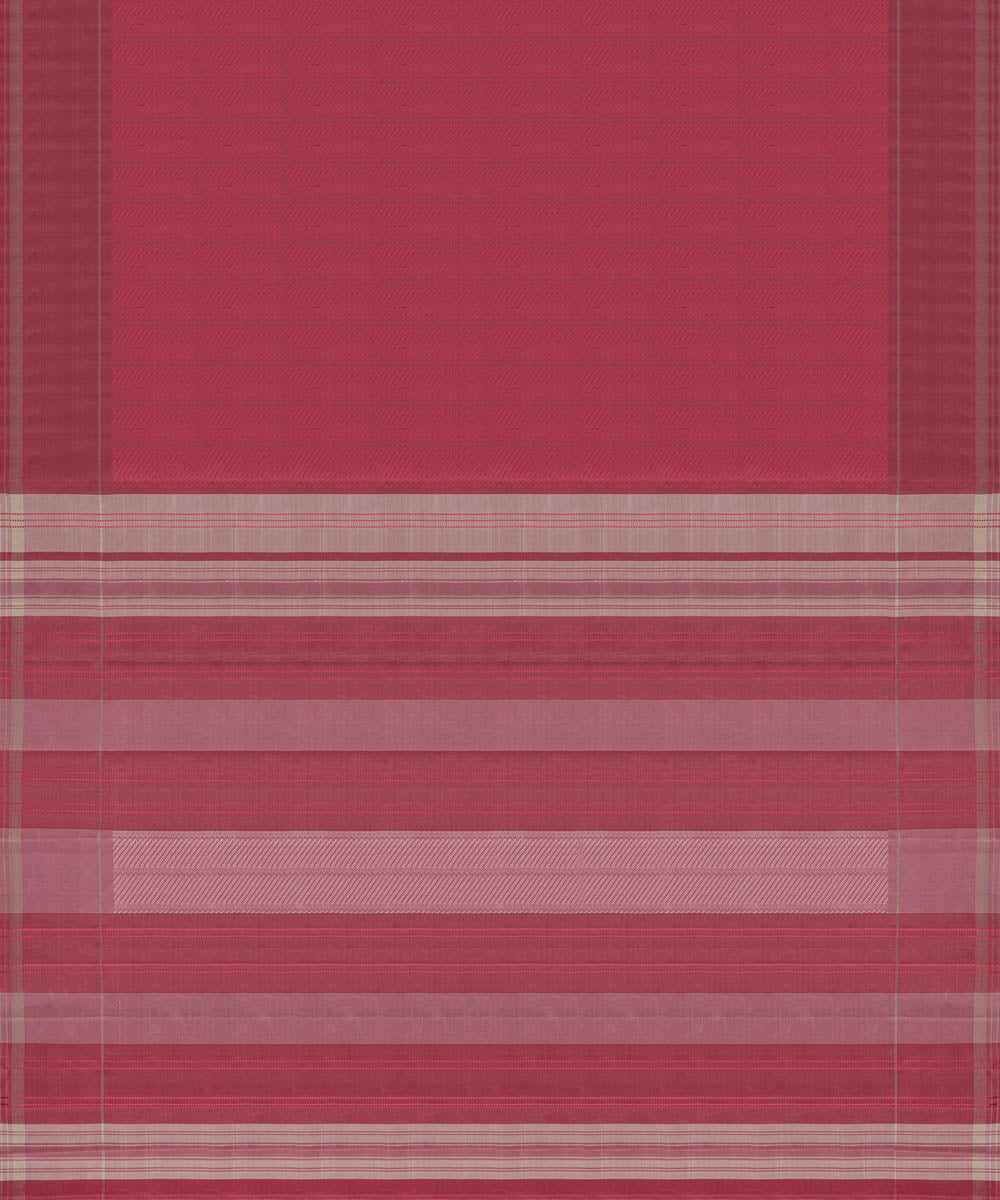 Handwoven pink kanjivaram silk saree
