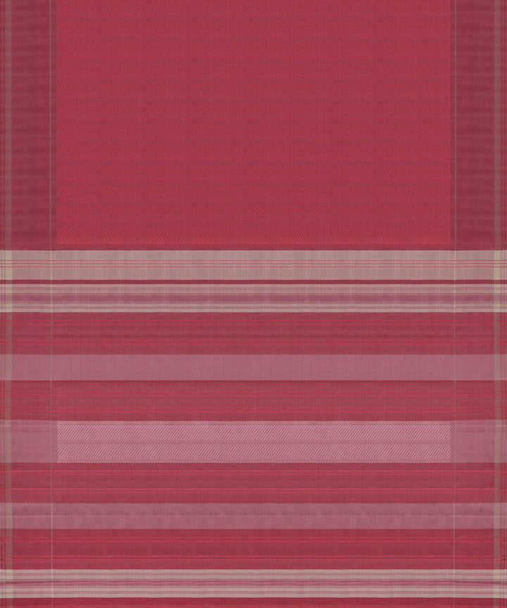 Handwoven pink kanjivaram silk saree