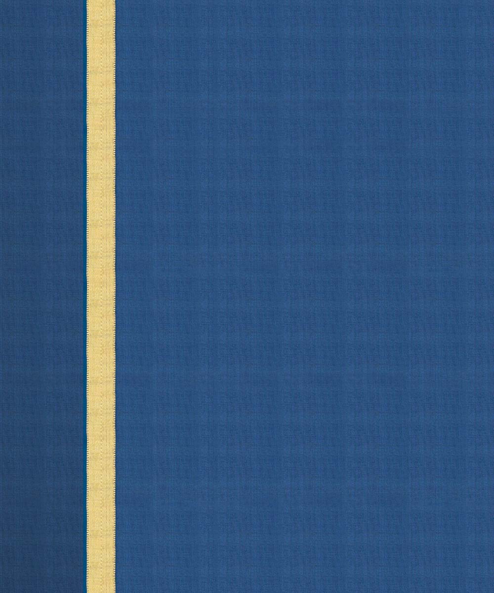 Handwoven aqua blue kanjivaram silk saree