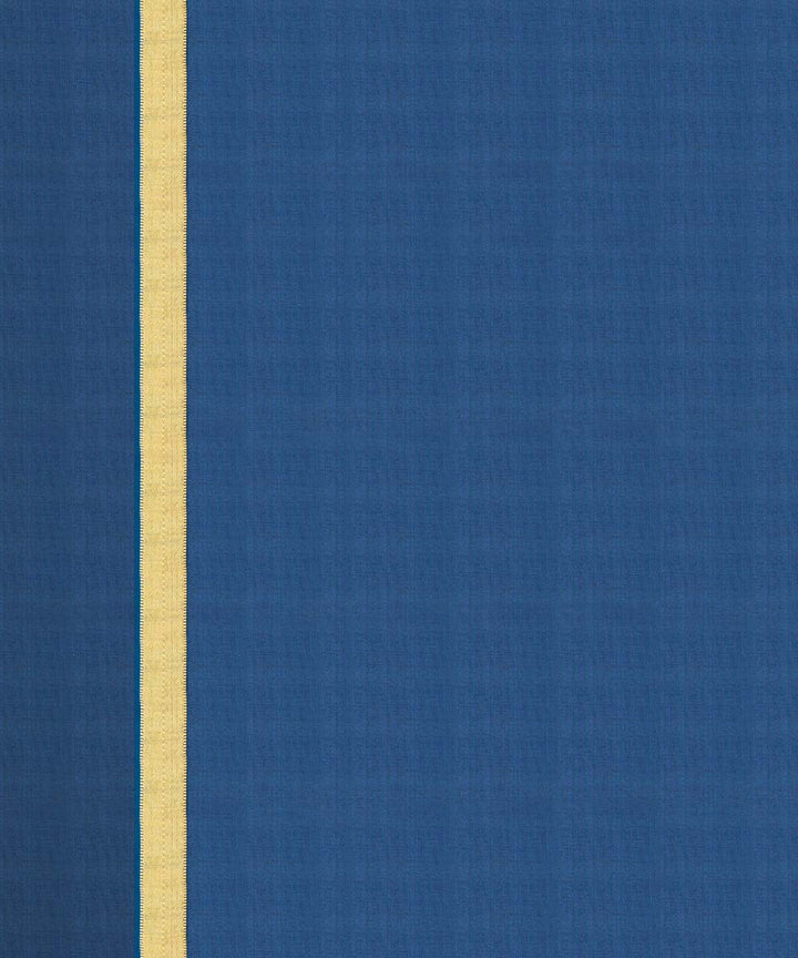 Handwoven aqua blue kanjivaram silk saree