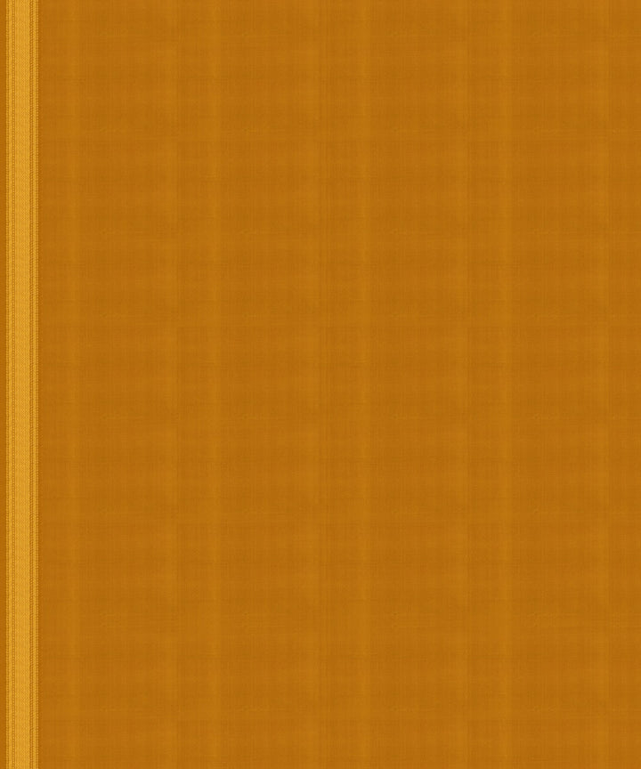 Handwoven orange with yellow kanjivaram silk saree
