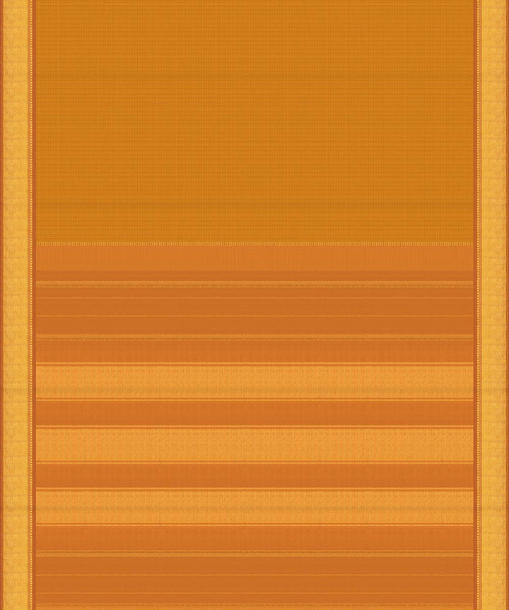 Handwoven mustard kanjivaram silk saree