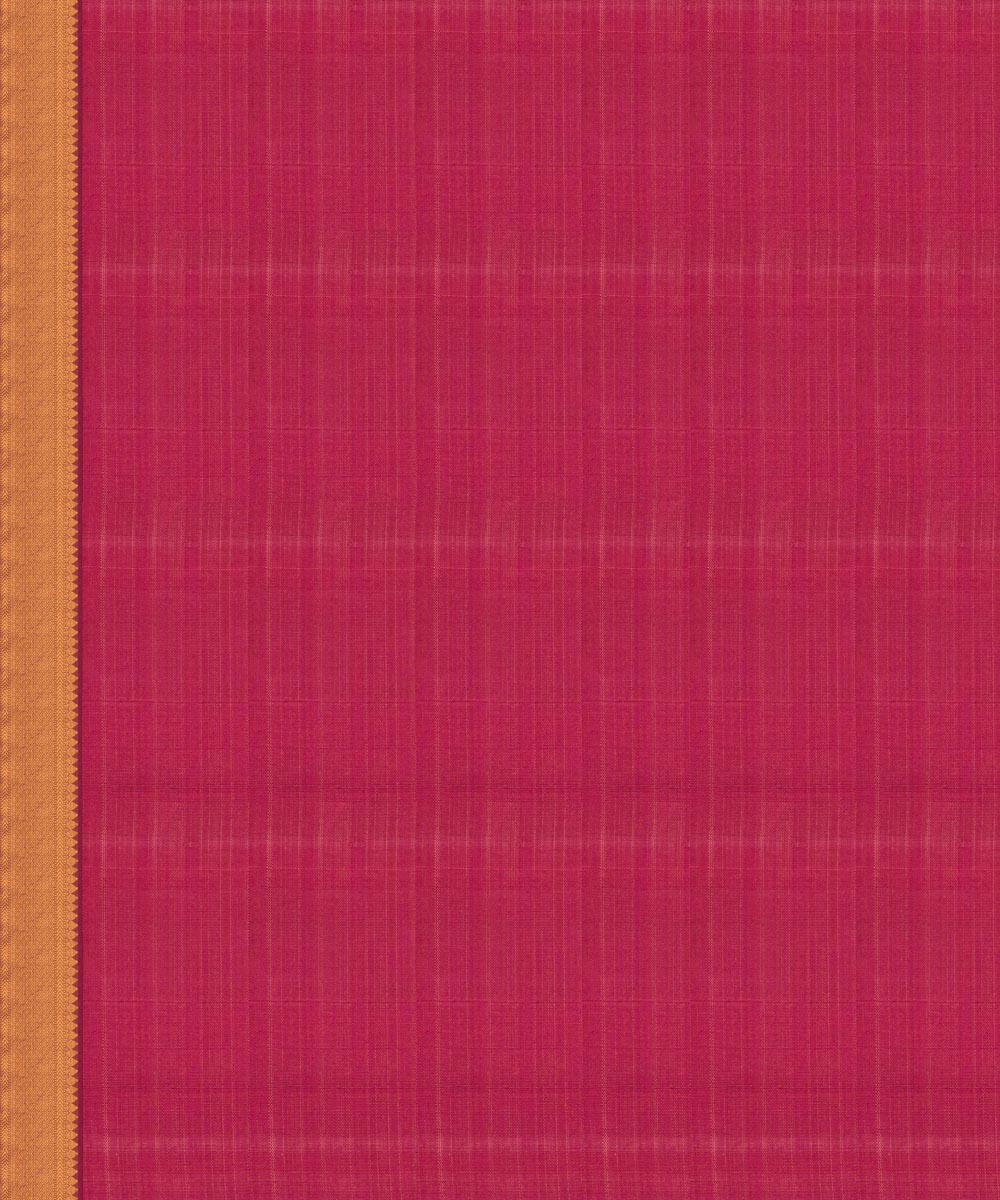 Handwoven blue with pink kanjivaram silk saree