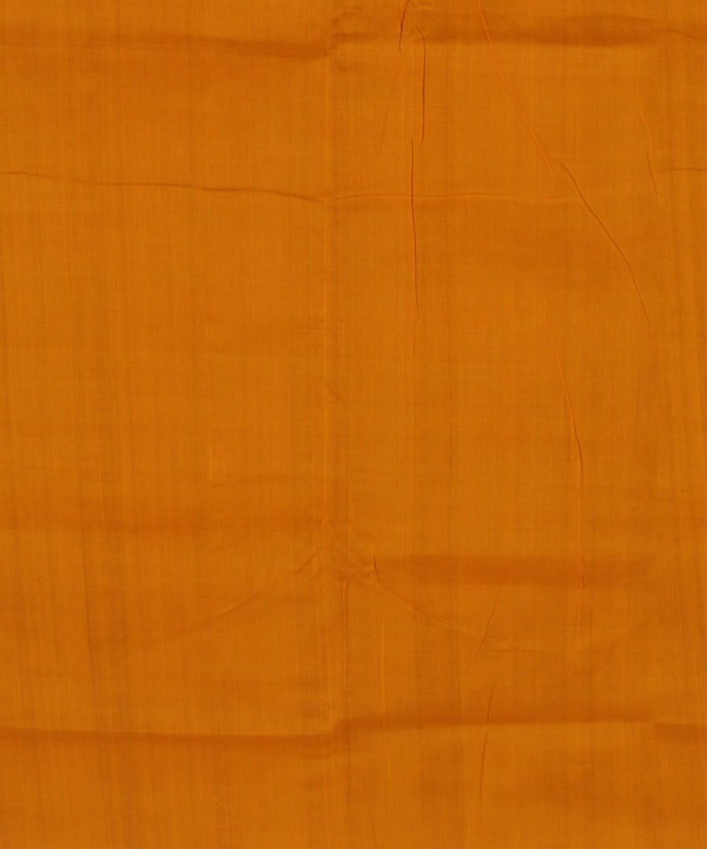 Maroon yellow teliarumal cotton handloom pochampally ikat saree