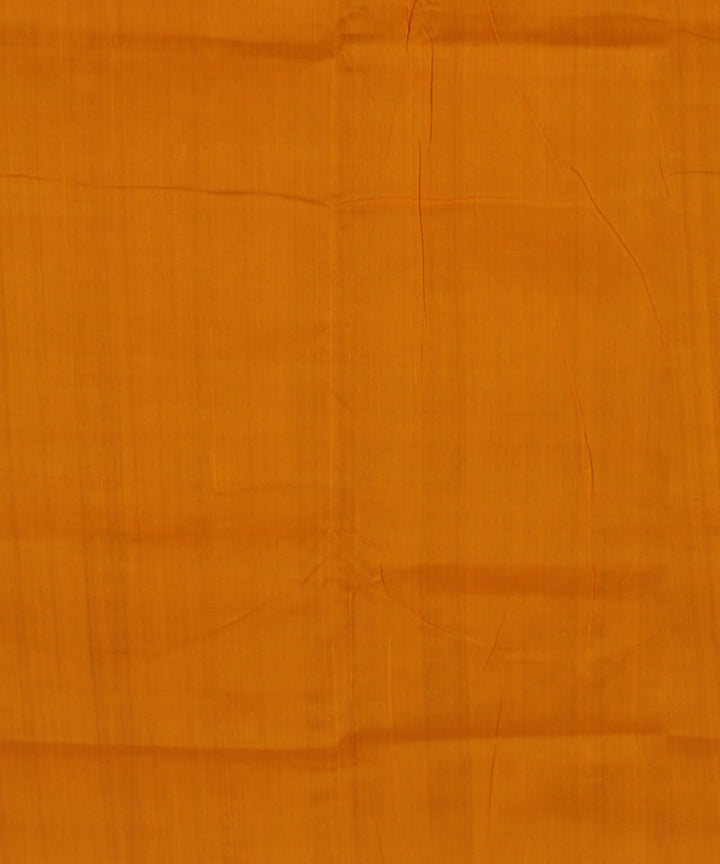 Maroon yellow teliarumal cotton handloom pochampally ikat saree