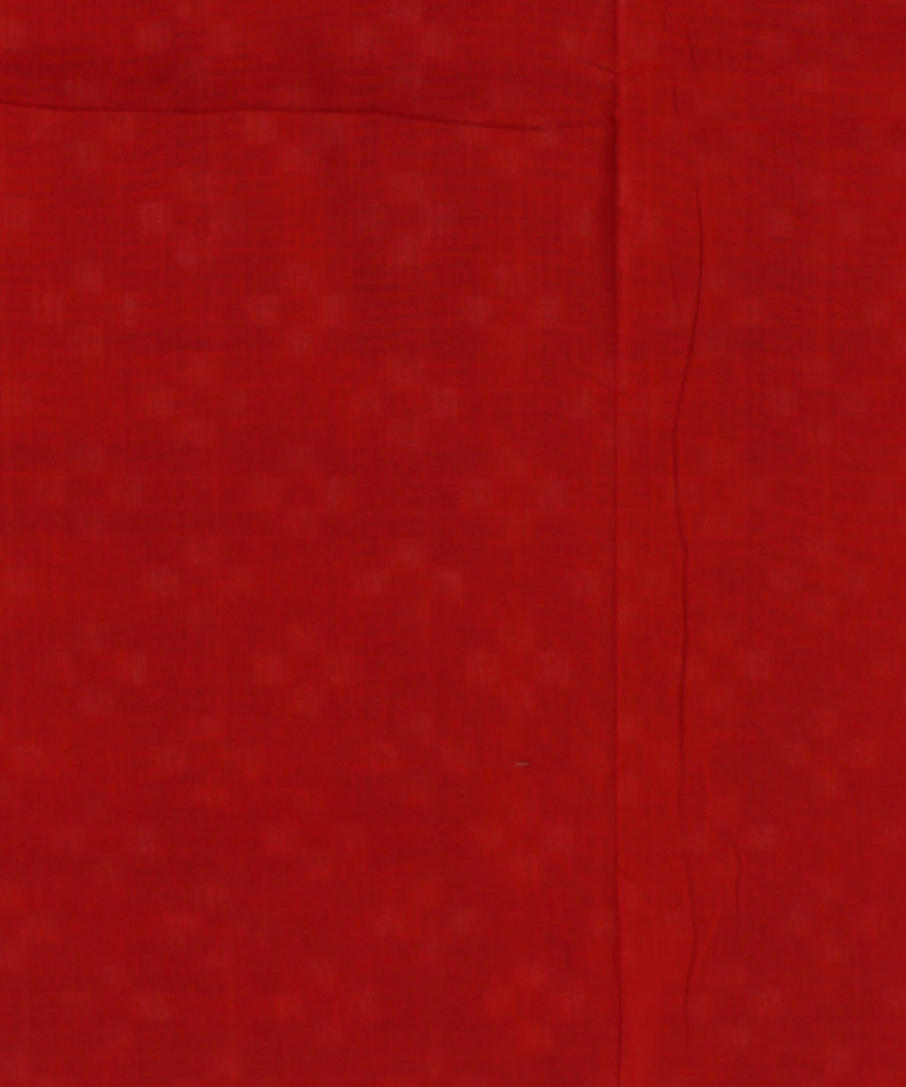 Navy blue red handloom teliarumal cotton pochampally ikat saree