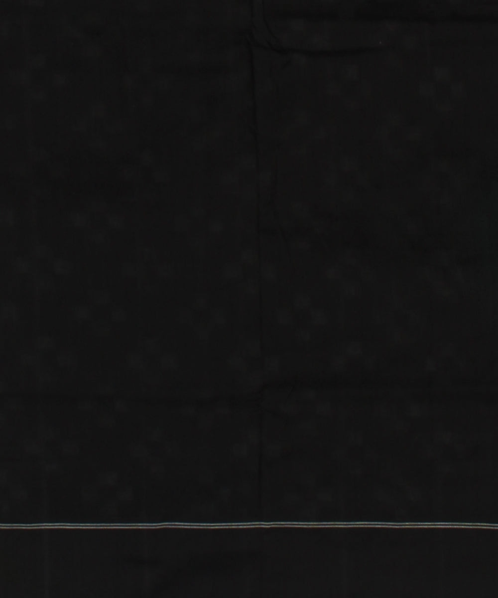 White black teliarumal cotton handloom pochampally ikat saree