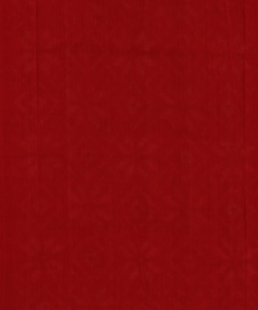 Navy blue red teliarumal handloom cotton pochampally ikat saree