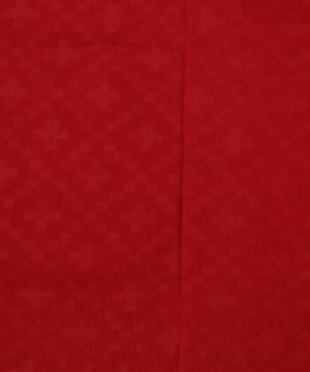 Navy blue red teliarumal cotton handloom pochampally ikat saree