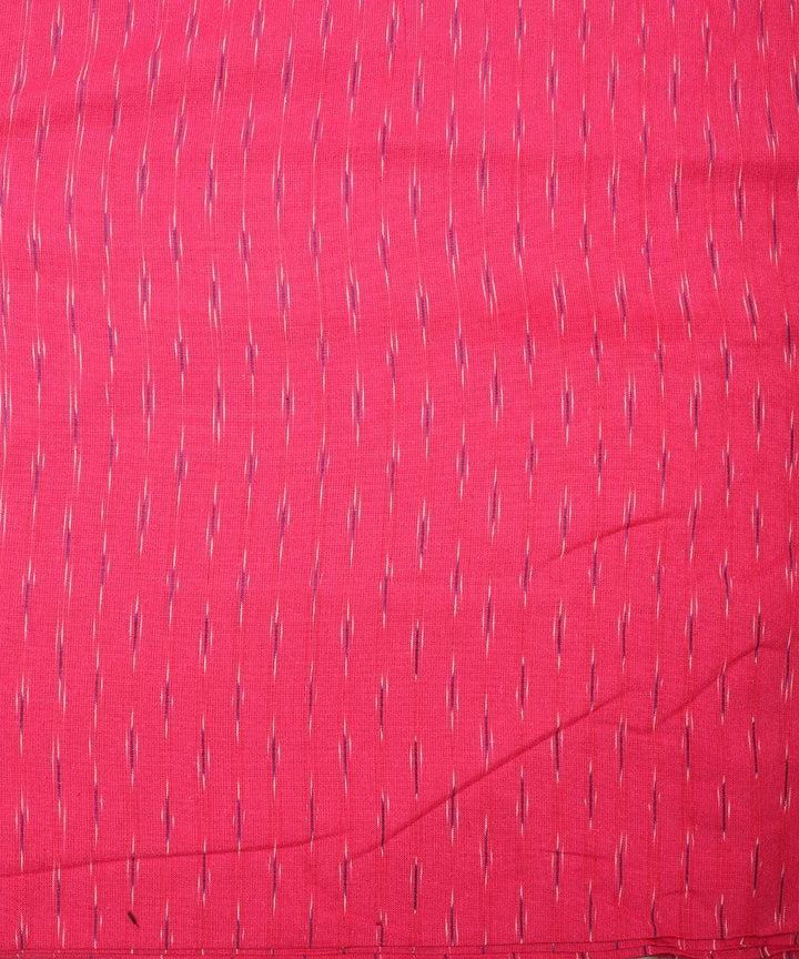 2.5 m Pink handloom cotton pochampally ikat fabric