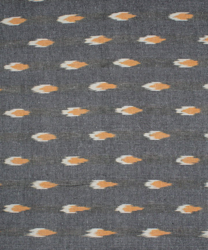3pcs-grey with offwhite handwoven pochampally ikkat dress material