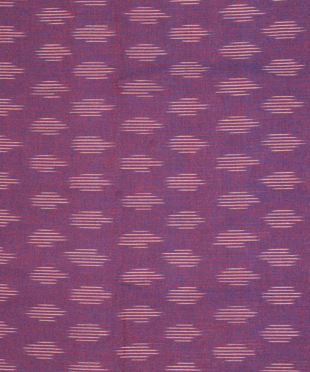 3pcs-purple with grey handwoven pochampally ikkat dress material