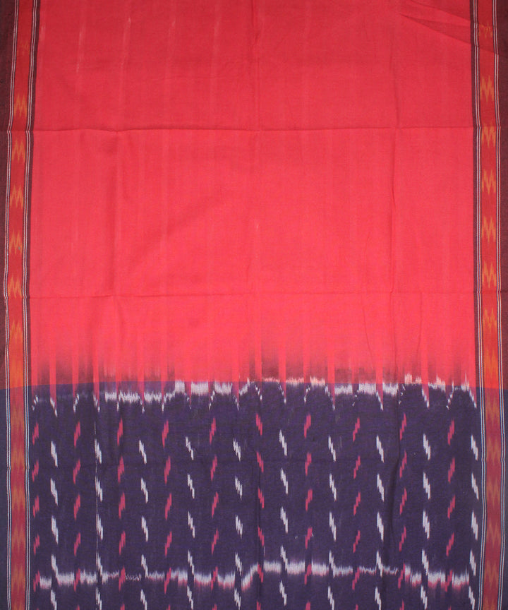 3pcs-purple red handwoven pochampally ikkat dress material