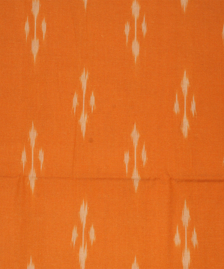 3pcs-yellow with peach handwoven pochampally ikkat dress material