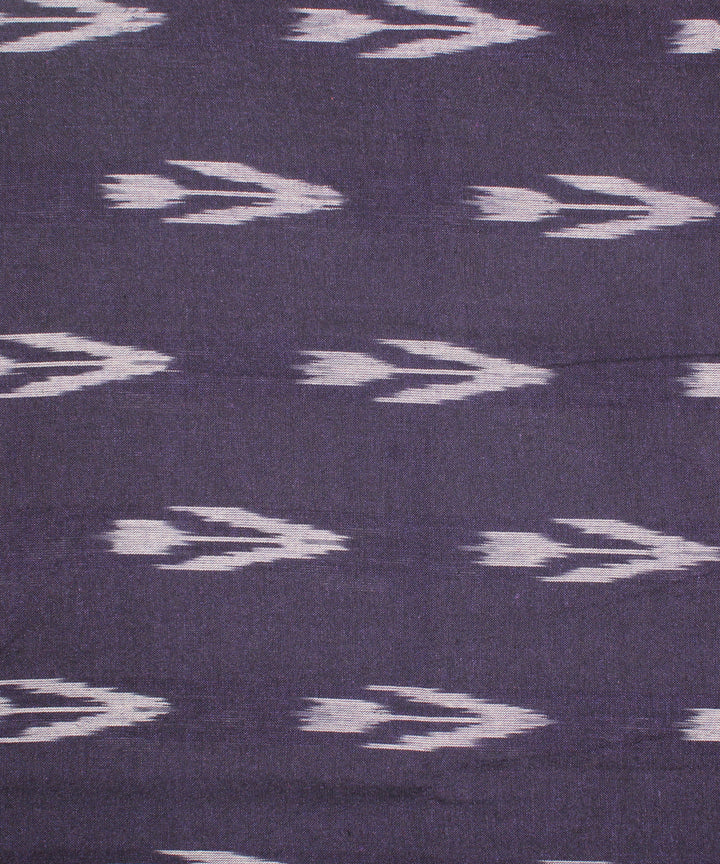 3pcs-navy purple with maroon pochampally ikkat dress material
