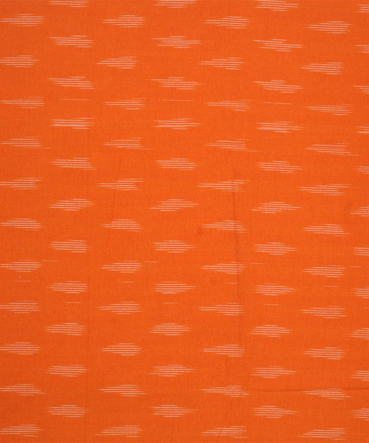 3pcs-orange with peach handwoven pochampally ikkat dress material