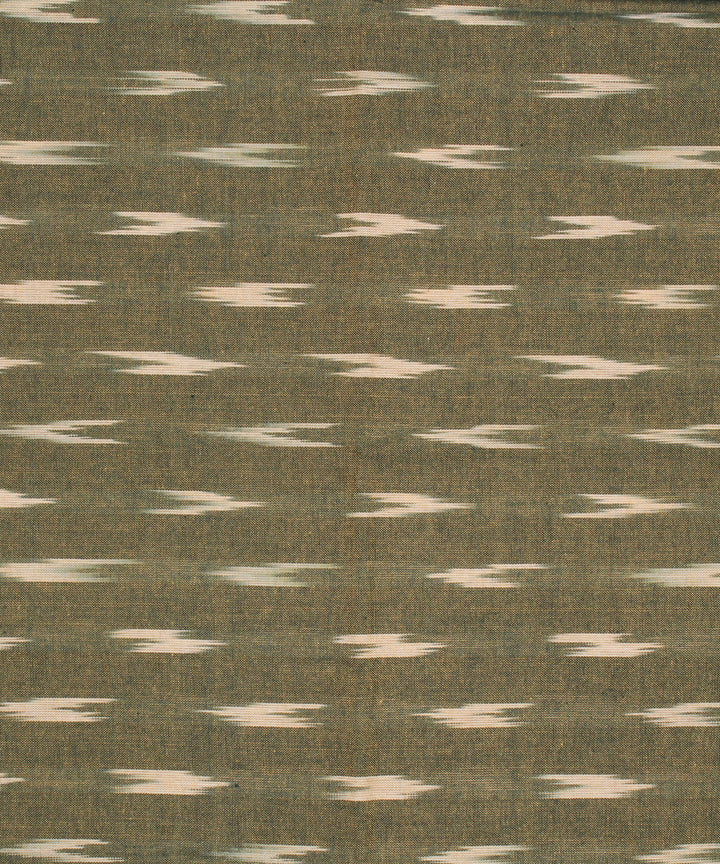 3pcs-mehandi green handwoven pochampally ikkat dress material