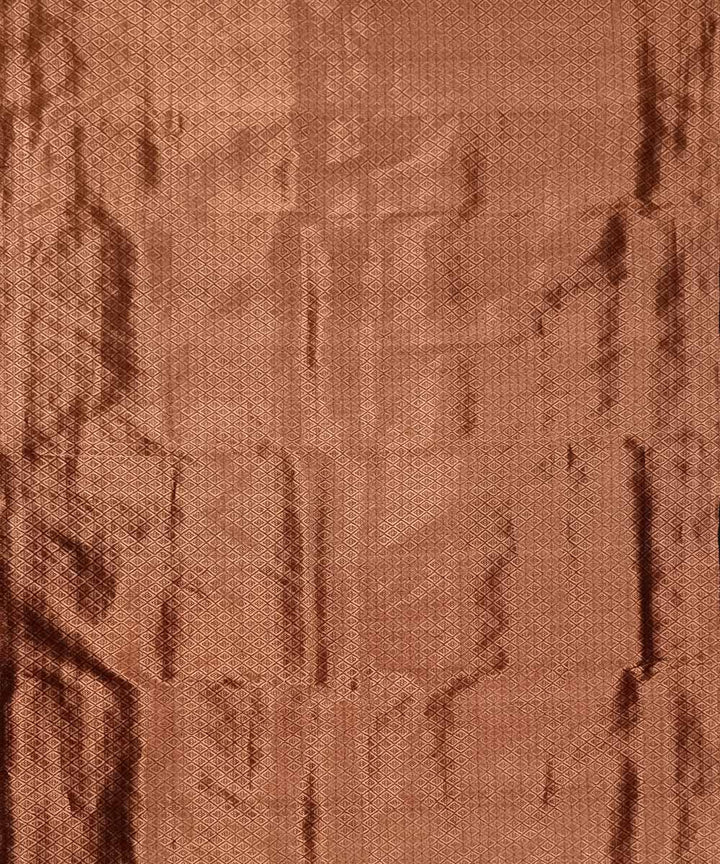 Brown black silk handloom assam saree