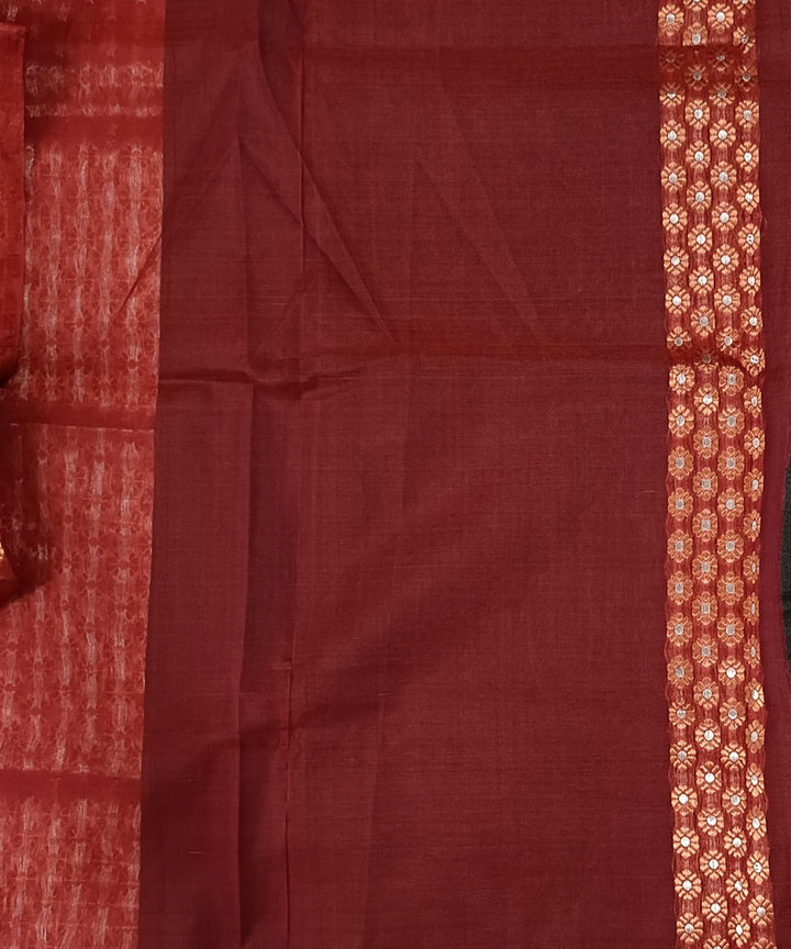 Red white silk handloom assam saree