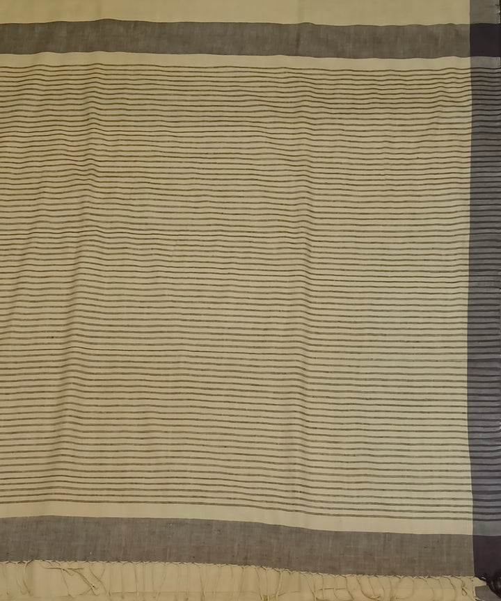 Yellow black eri silk handloom assam saree