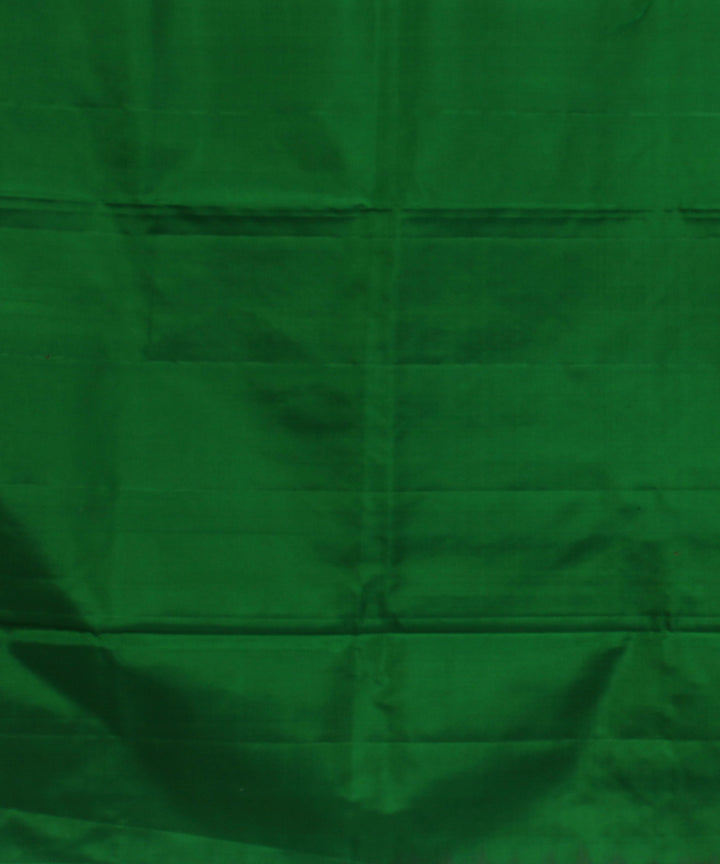 Pink green pallu handwoven karnataka silk saree