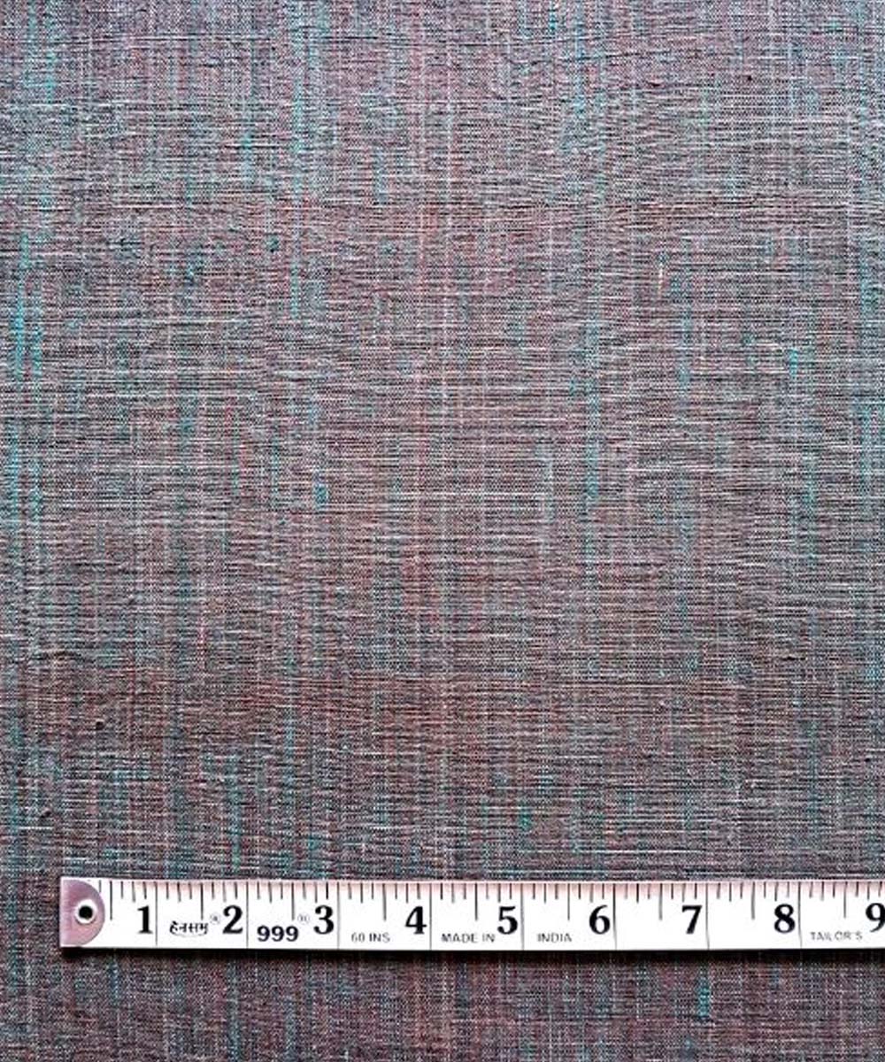 Multicolor yarn dyed handwoven cotton khadi fabric