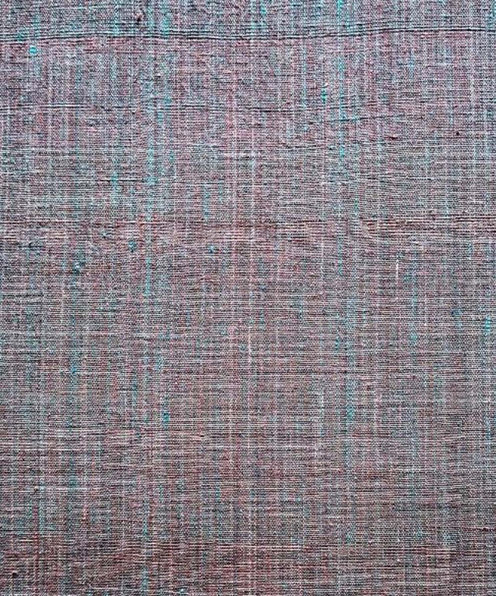 Multicolor yarn dyed handwoven cotton khadi fabric