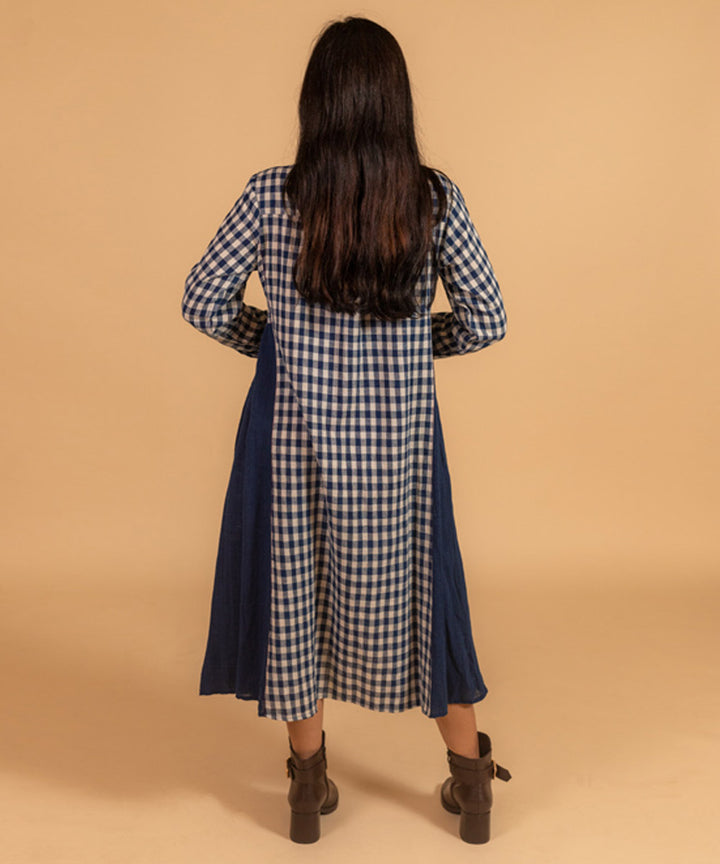 Indigo handloom cotton dress