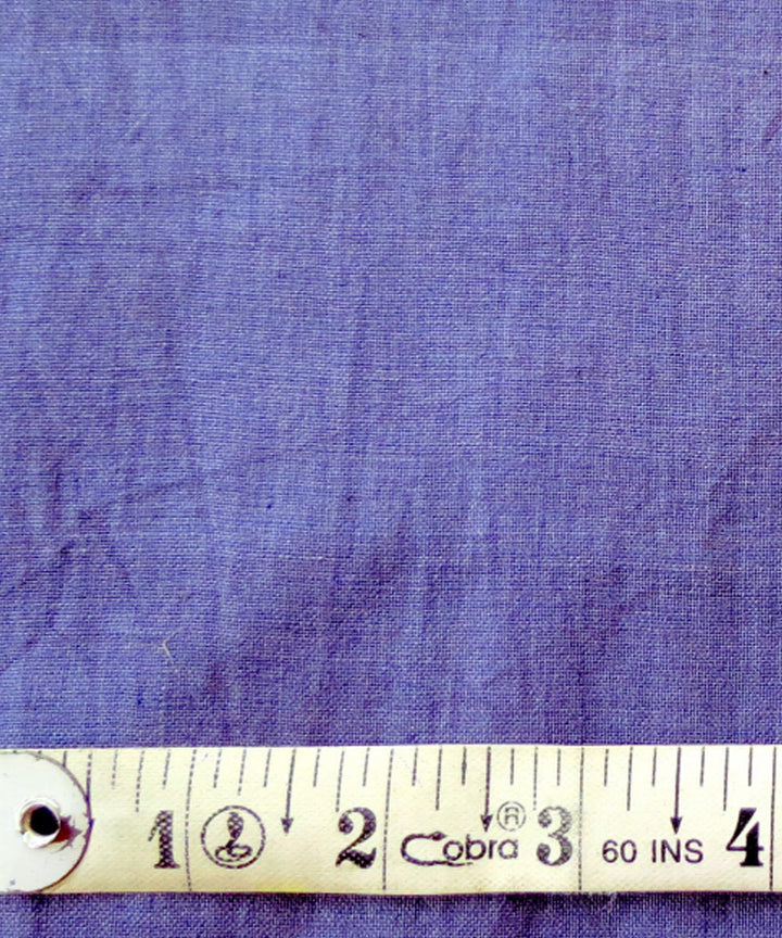 Indigo handspun handwoven cotton fabric