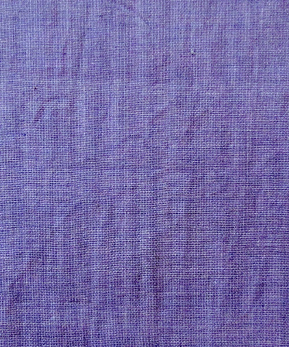 Indigo handspun handwoven cotton fabric