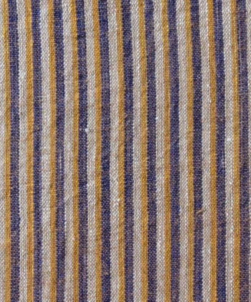Multicolor handloom khadi cotton fabric