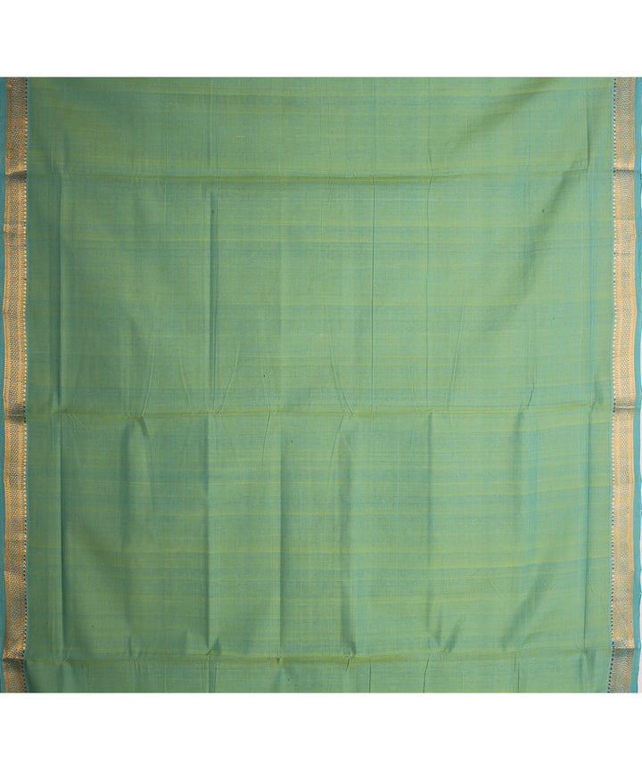 Light green handwoven mangalagiri cotton saree