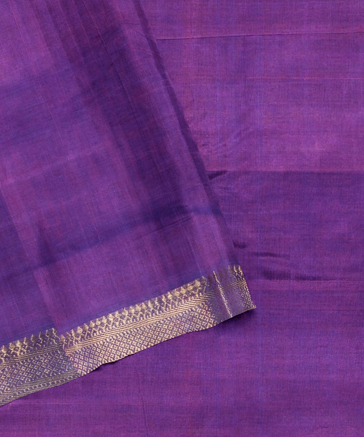 Purple handloom mangalagiri cotton saree