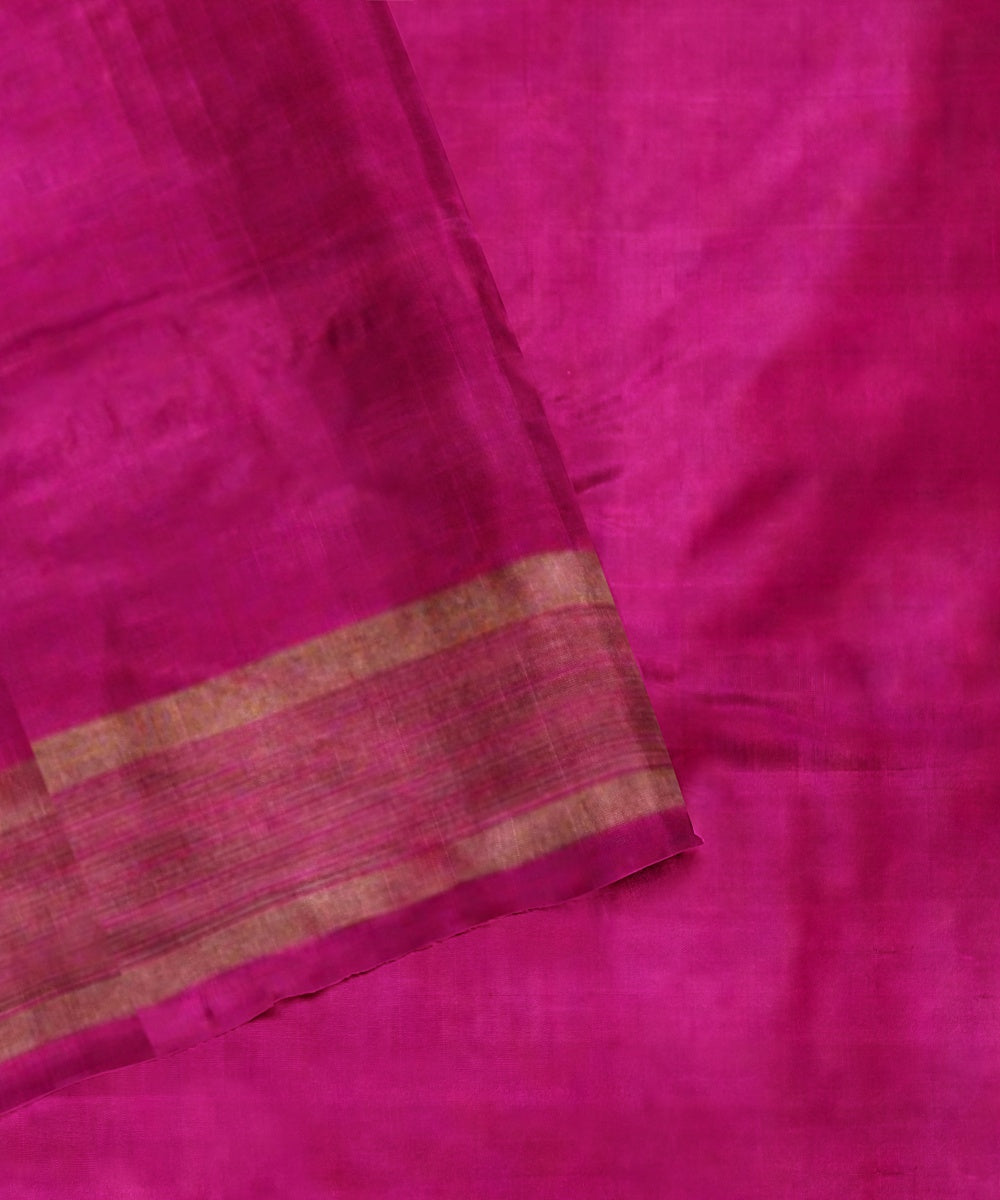 Sky blue pink silk handloom ikat pochampally saree