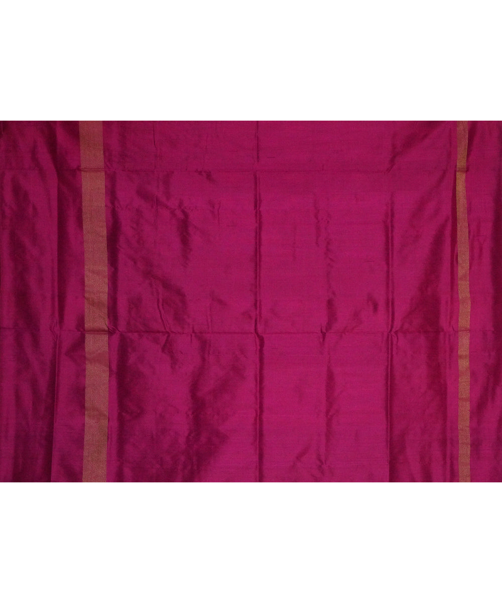 Light green pink handloom pochampally ikat silk saree