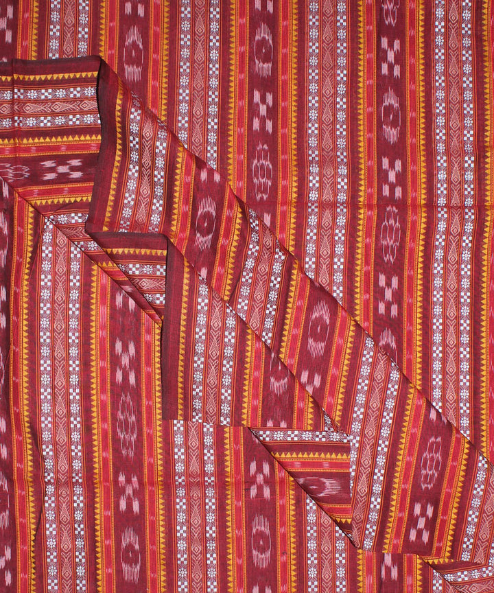 Red handloom cotton nuapatna fabric