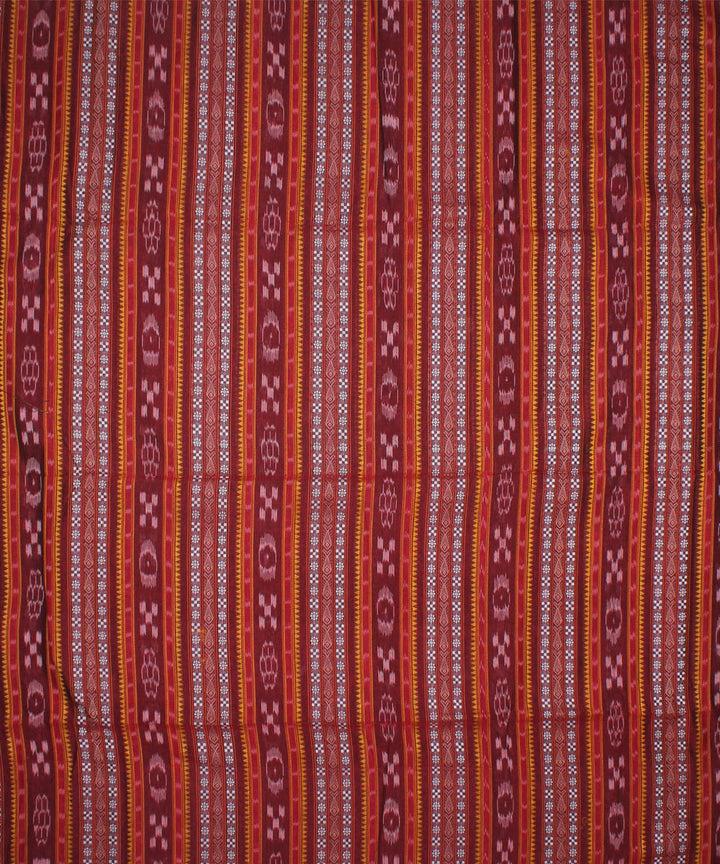 Red handloom cotton nuapatna fabric