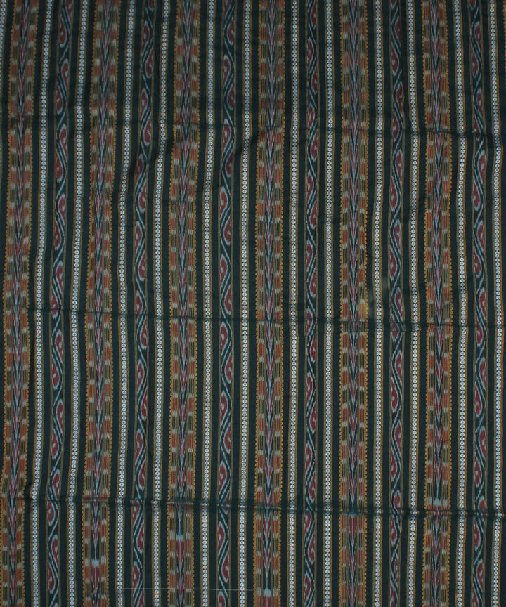 Green Grey handwoven cotton nuapatna fabric