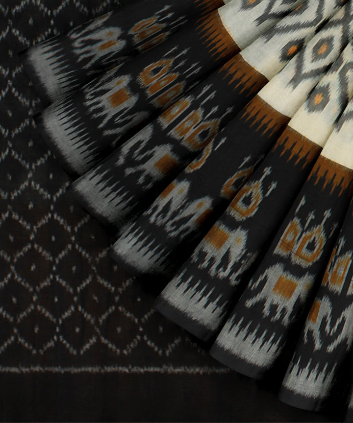 Multicolor handloom pochampally ikat cotton saree