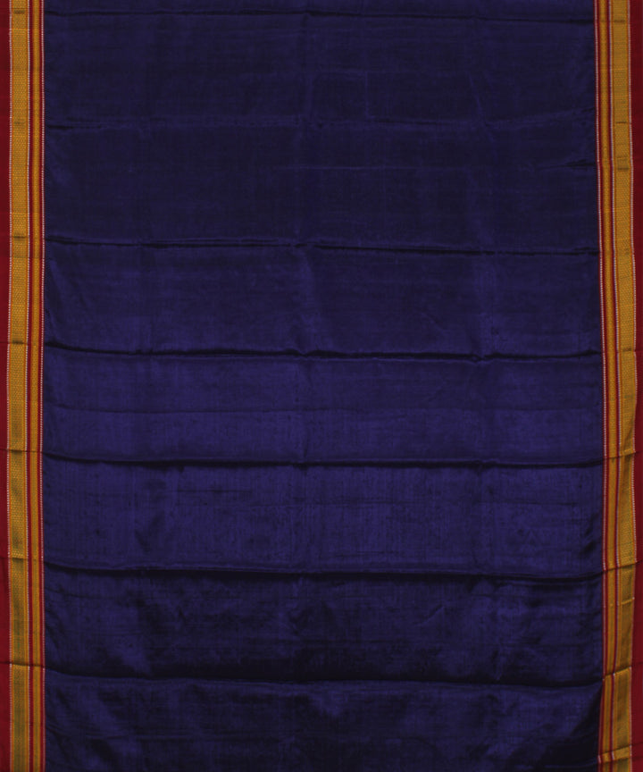 Lavendor red chikki paras cotton art silk handloom ilkal saree