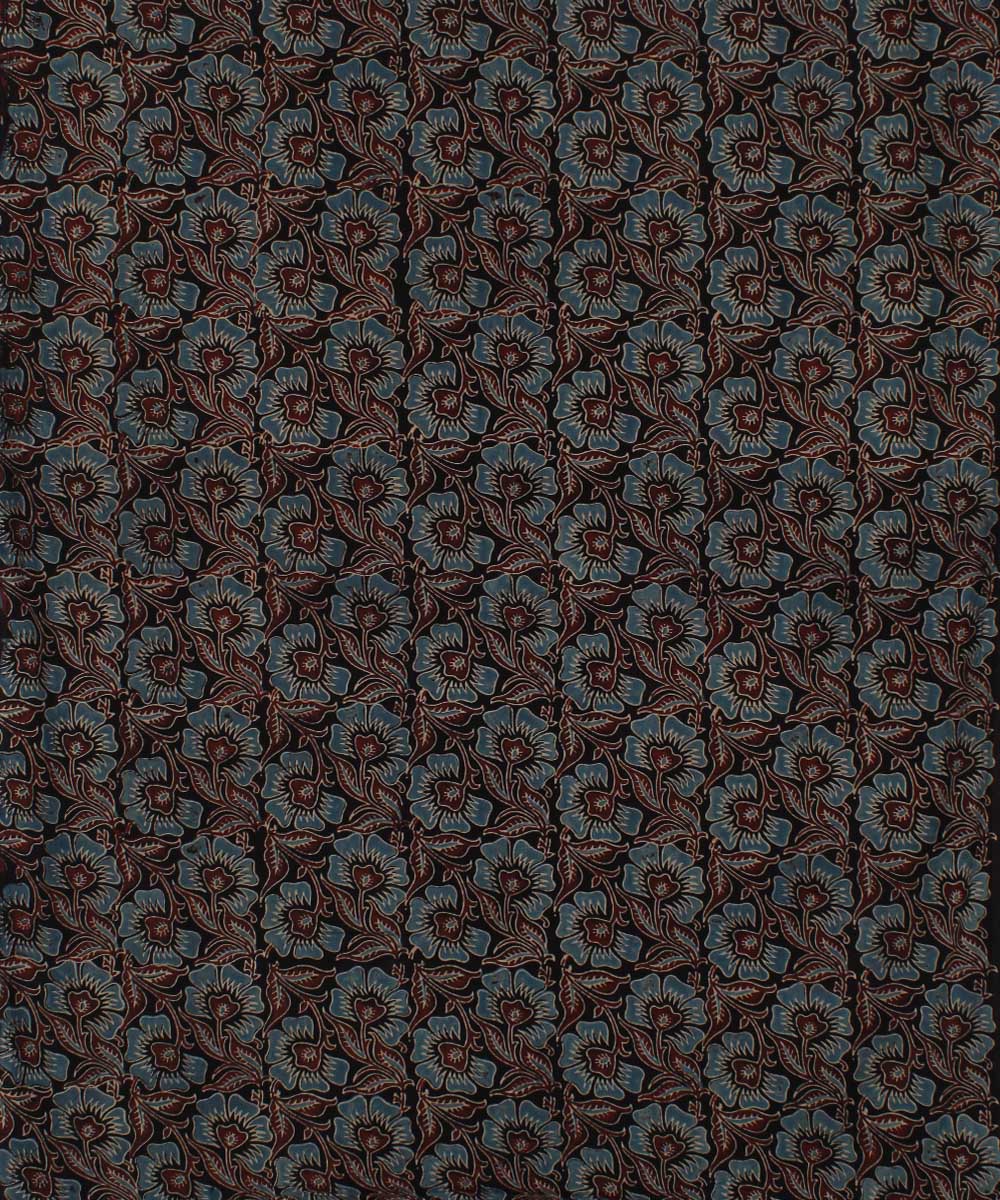 3m cotton black printed ajrakh kurta material