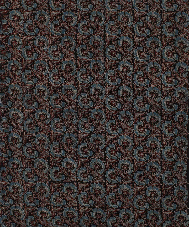 3m cotton black printed ajrakh kurta material