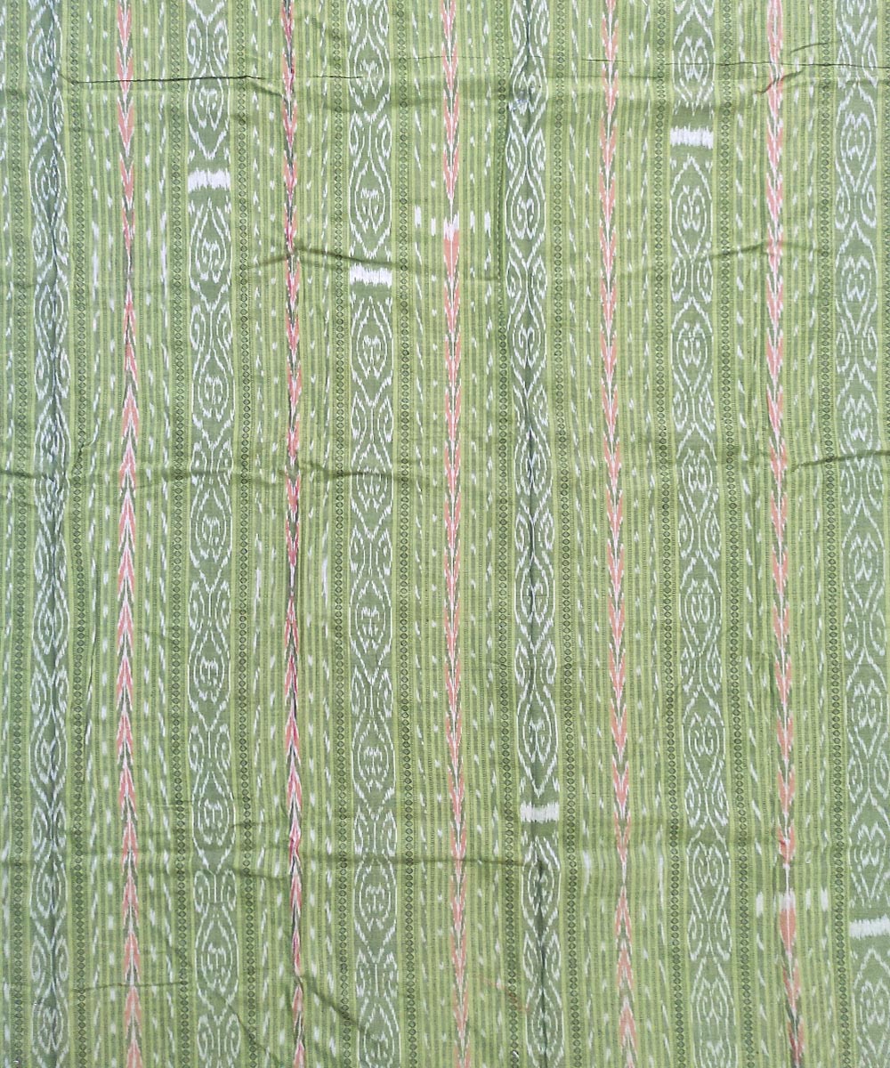 3pc Olive green grey handwoven cotton sambalpuri dress material