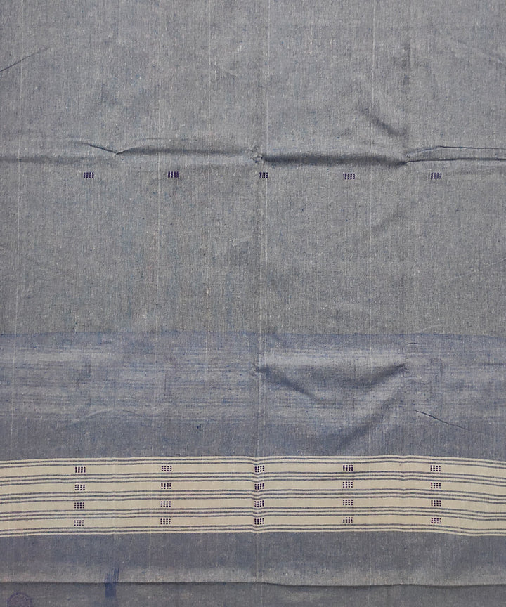 3pc Navy blue handwoven cotton sambalpuri dress material