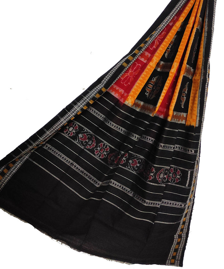 Multicolor sambalpuri handwoven cotton dupatta