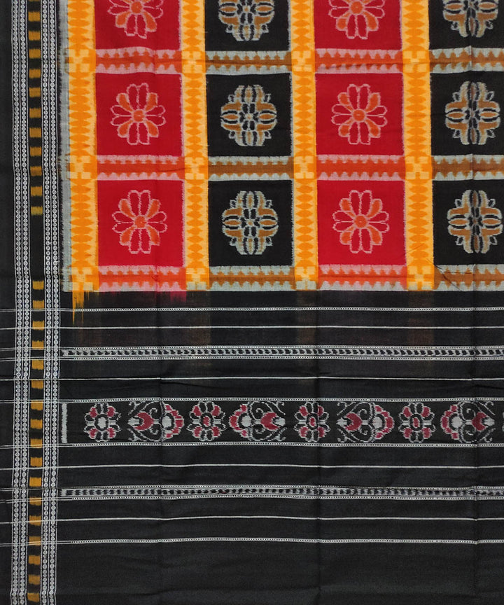 Multicolor sambalpuri handwoven cotton dupatta