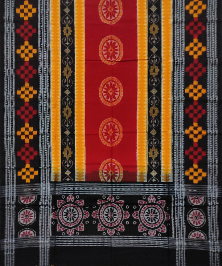 Multicolor handwoven sambalpuri cotton dupatta