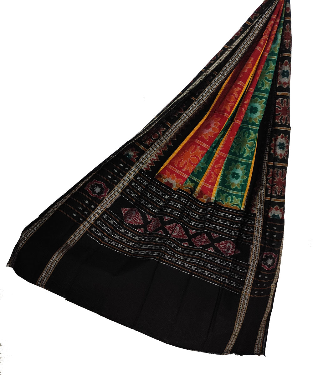 Multicolor sambalpuri handloom cotton dupatta