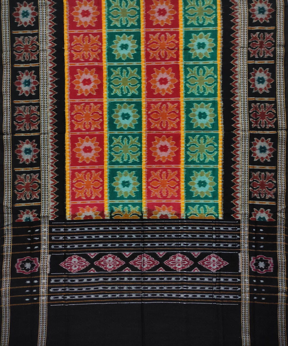 Multicolor sambalpuri handloom cotton dupatta